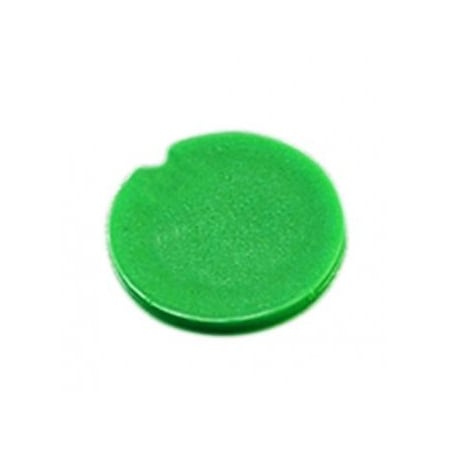 SIMPORT SCIENTIFIC Cap Inserts, 0.5-2.0ml, Green, 100/pk, 100PK 212435-G